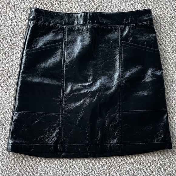 Forever 21 Leather Mini Skirt - Picture 1 of 6